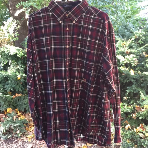 Tommy Hilfiger vintage plaid button down - Picture 1 of 7